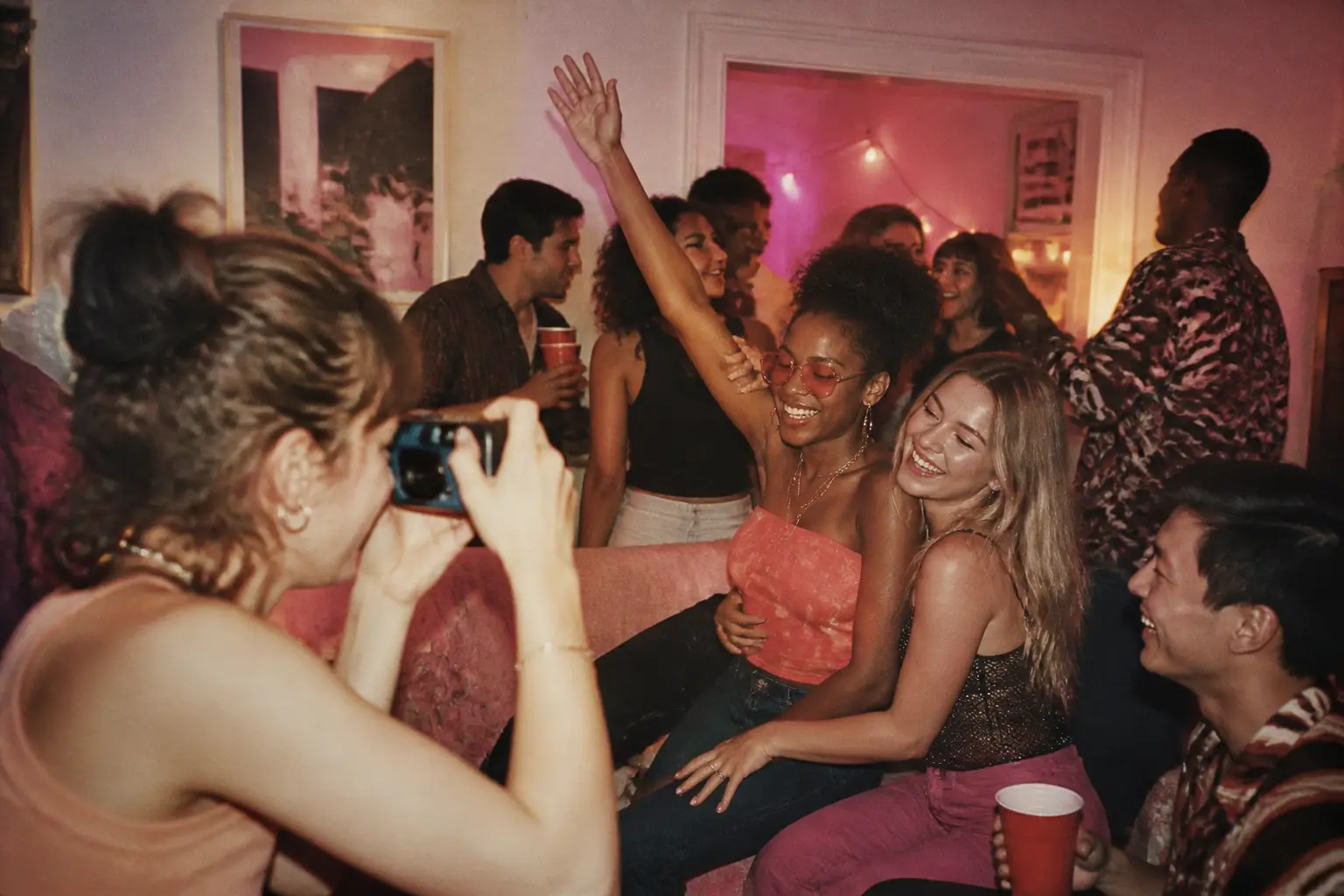 Editorial illustration for A Smarter College Party Photo Plan Than Relying on the Group Chat