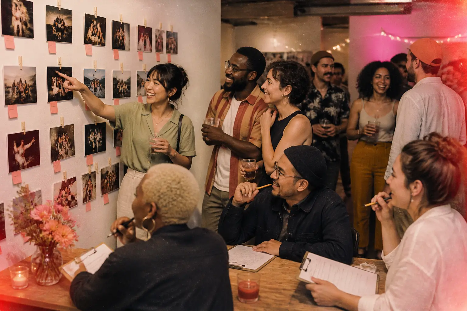 Editorial illustration for Make Your Party Gallery a Friendly Judged Photo Contest