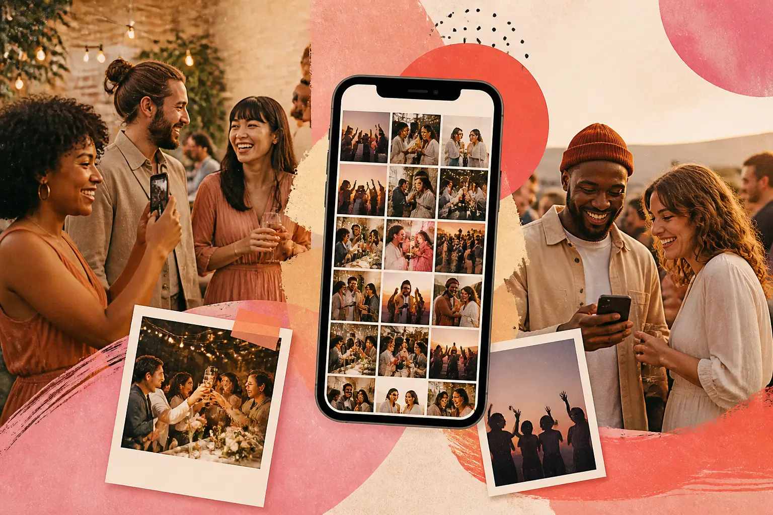 Editorial illustration for Setting Up a Shared Photo Gallery That Grows During Your Event