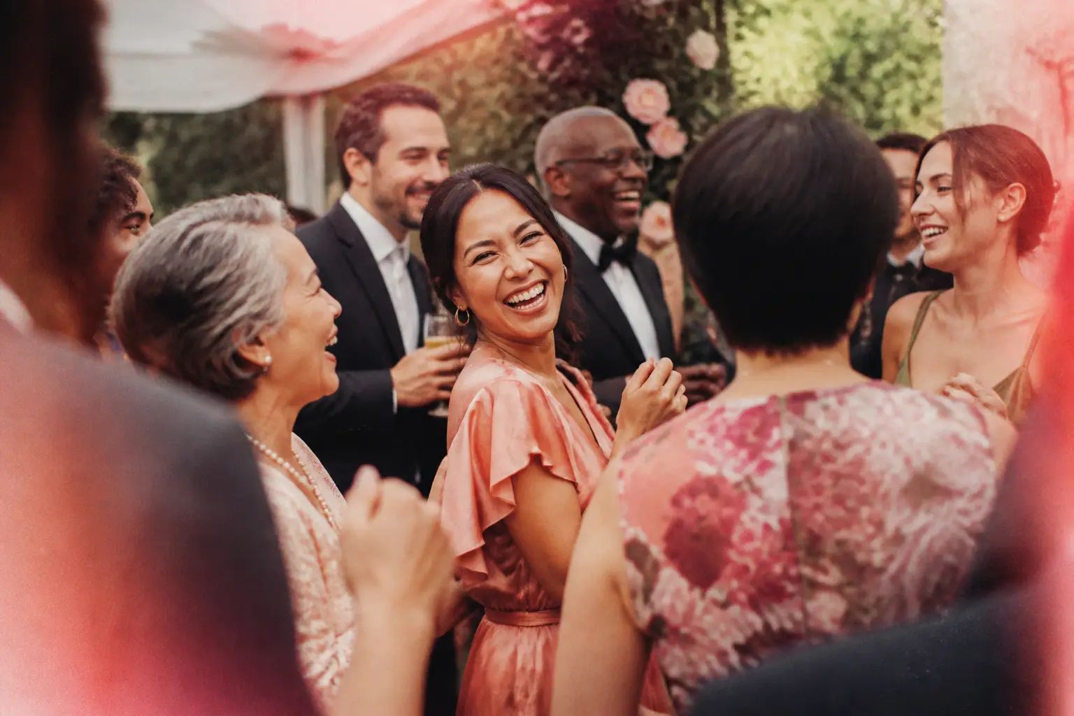 Editorial illustration for Make Wedding Guest Photos Easy for Every Generation