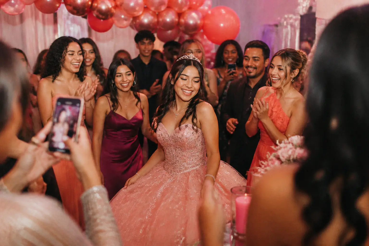Editorial illustration for Sweet Sixteen Photo Ideas That Bring Guests Into the Celebration