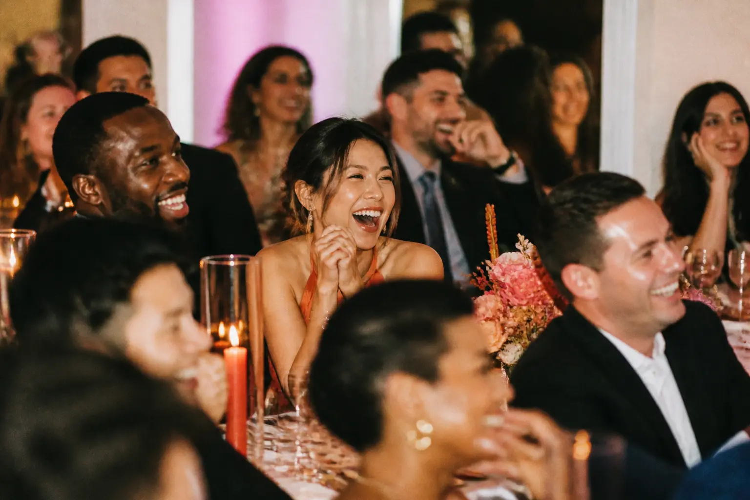 Editorial illustration for How to Photograph the Room’s Reaction During Wedding Speeches